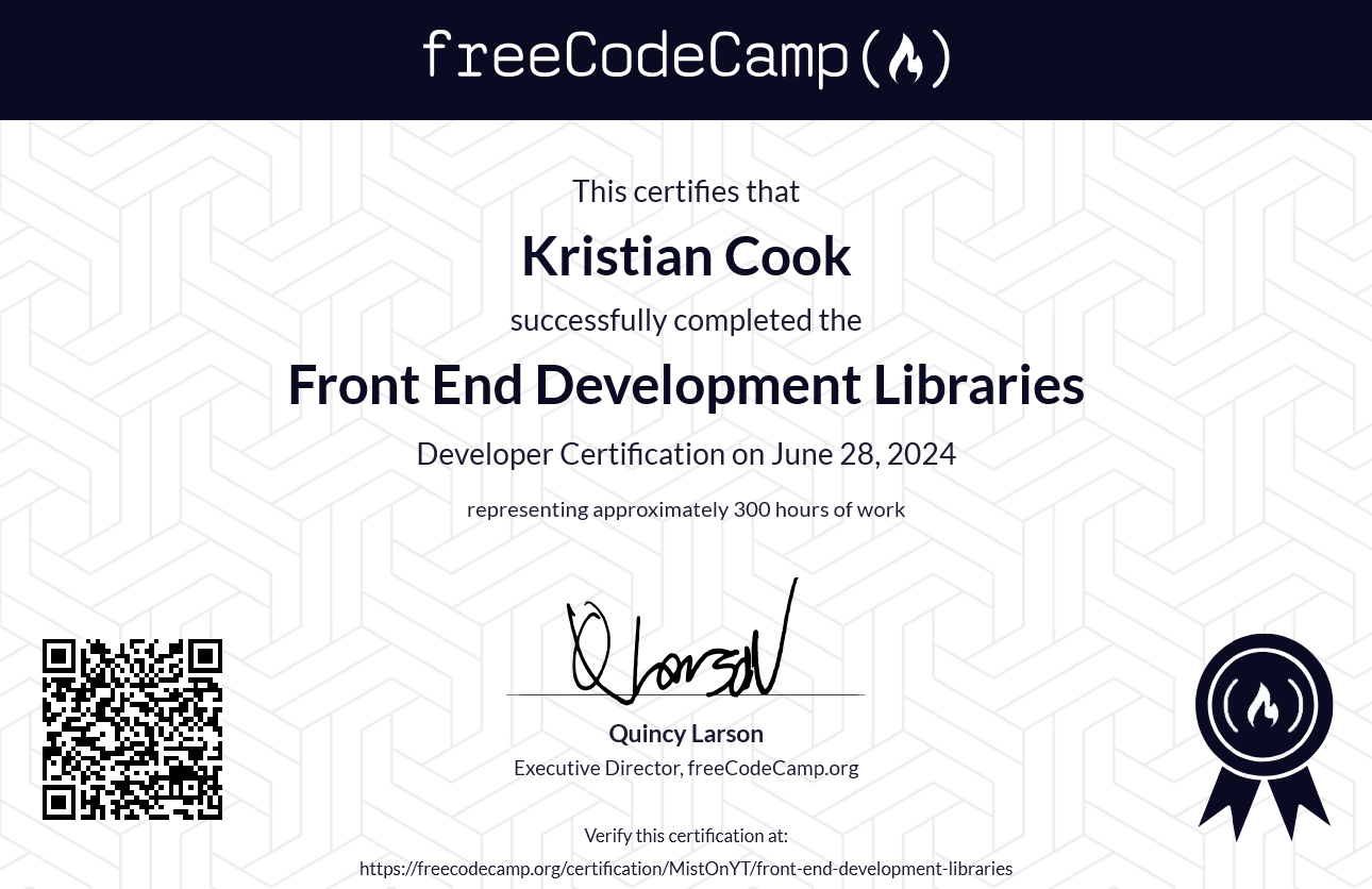 Certification 2